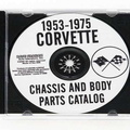 corvette chassis and body parts catalog 1968-1972 CD