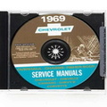 overhaul chassis fisher-body service manuals 1969 CD